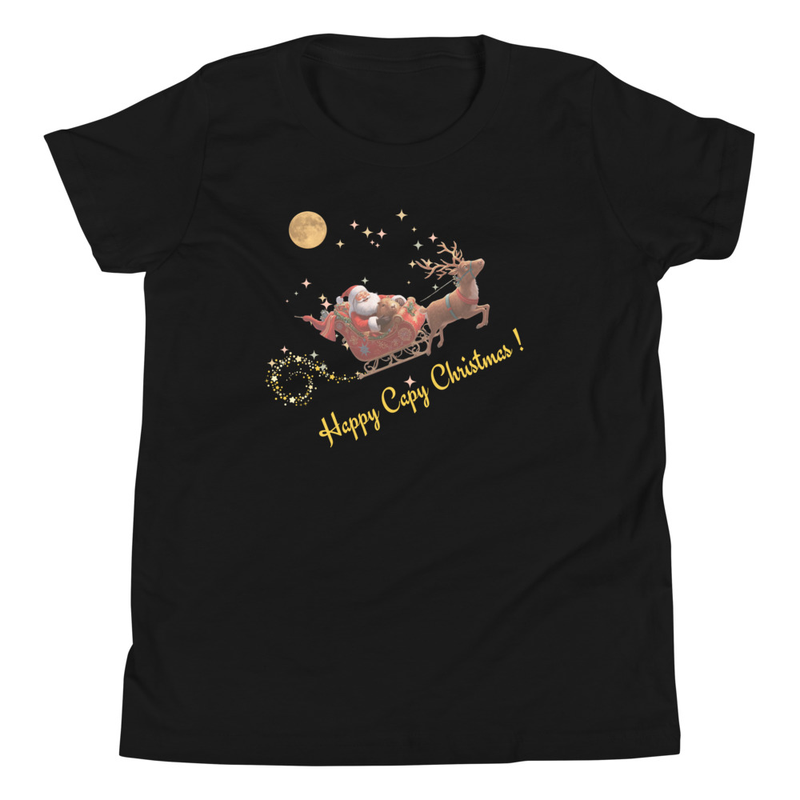 Happy Capybara Christmas T-shirt