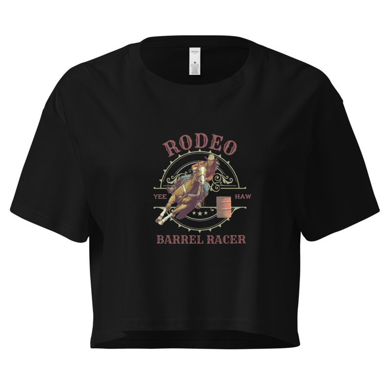 Rodeo Barrel Racer Crop Top