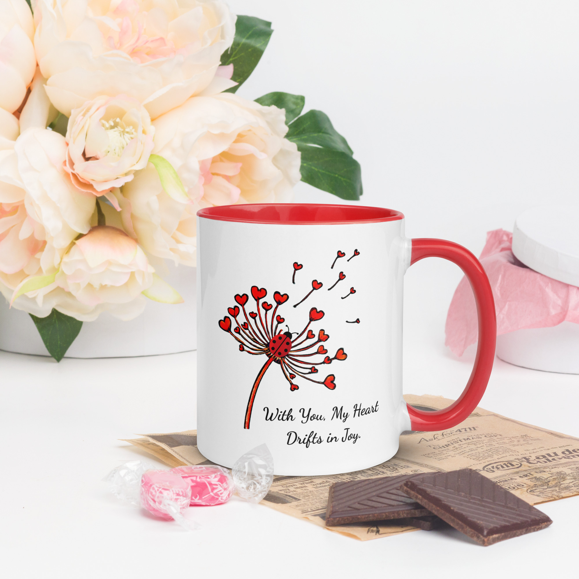 Valentine's Day Mug With Two Romantic Messages