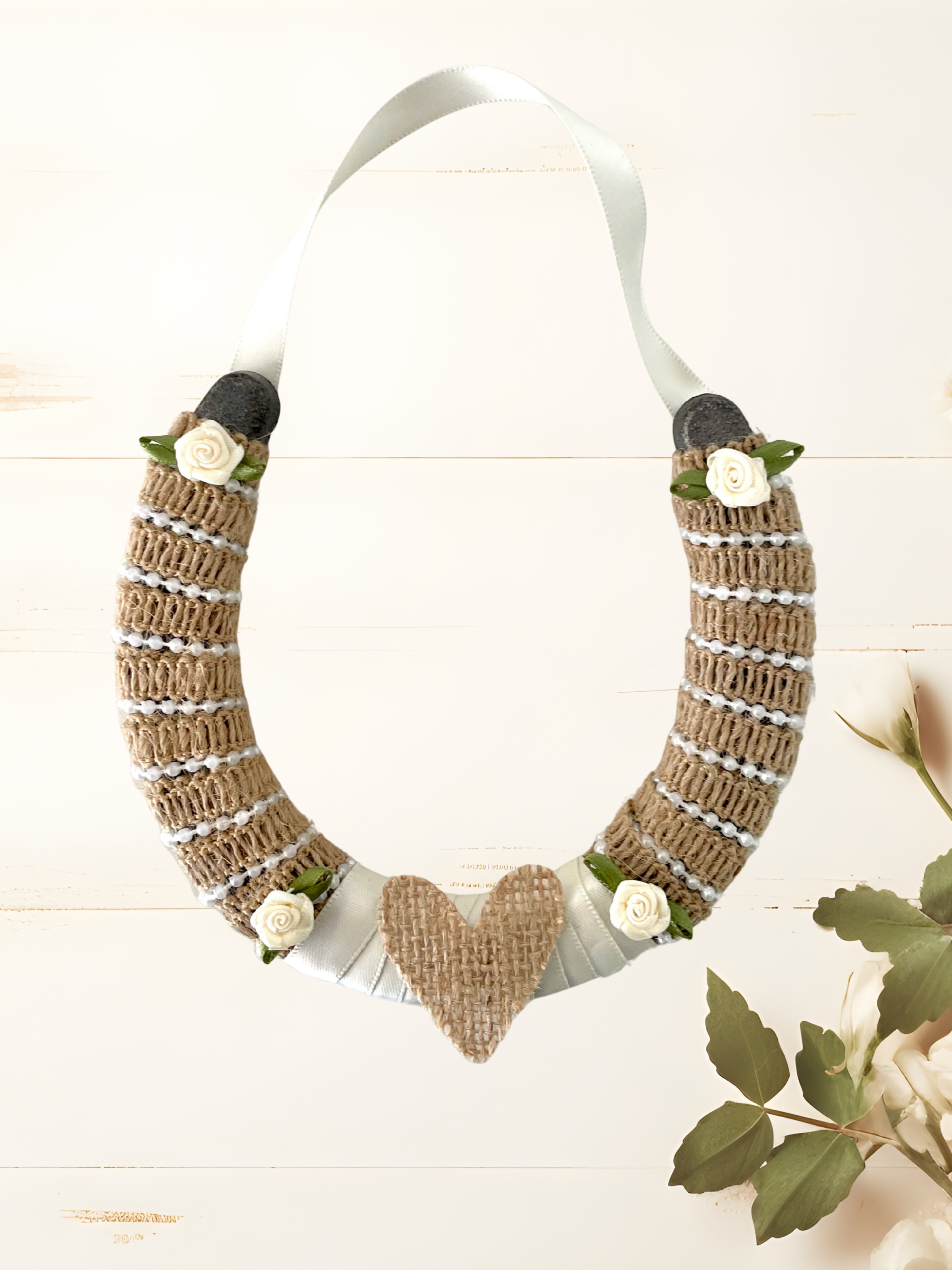  Horseshoe Good Luck Rustic Style Handcrafted for Country Wedding or Country Decor 