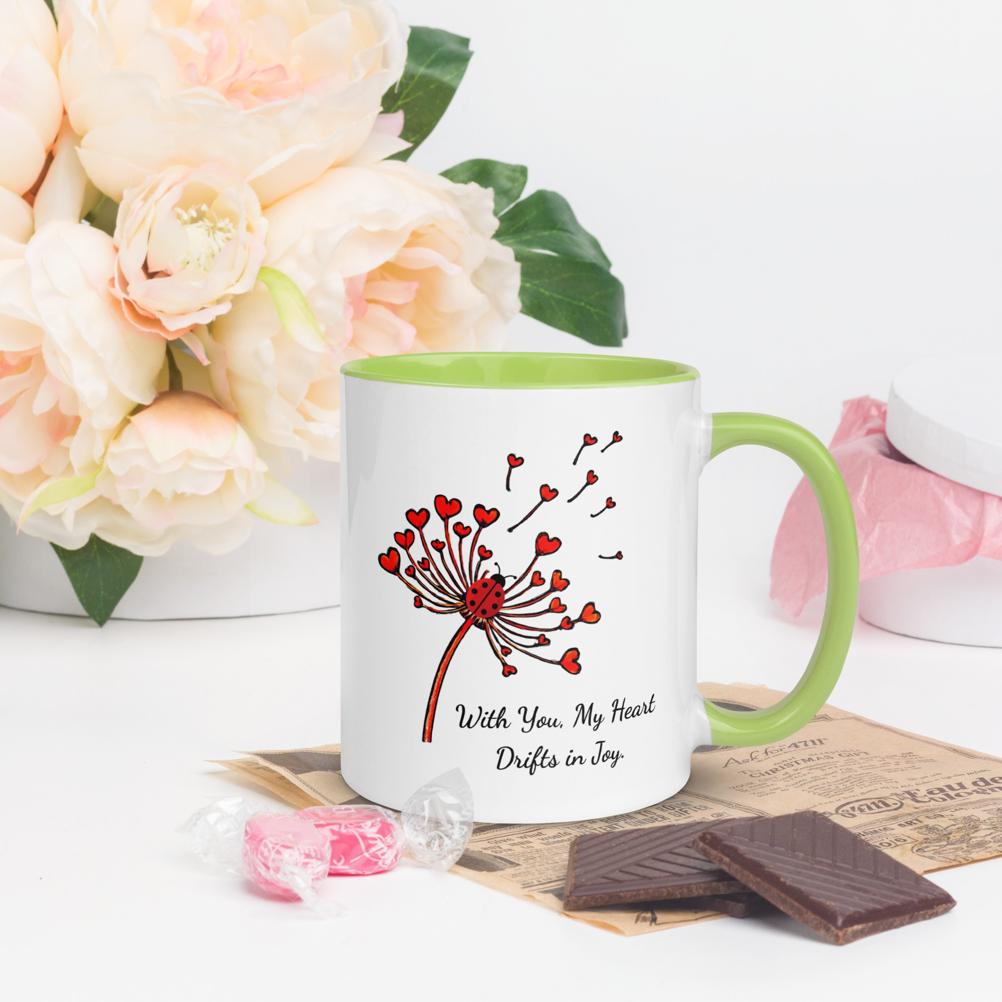 Valentine's Day Mug Gift With Two Romantic Messages
