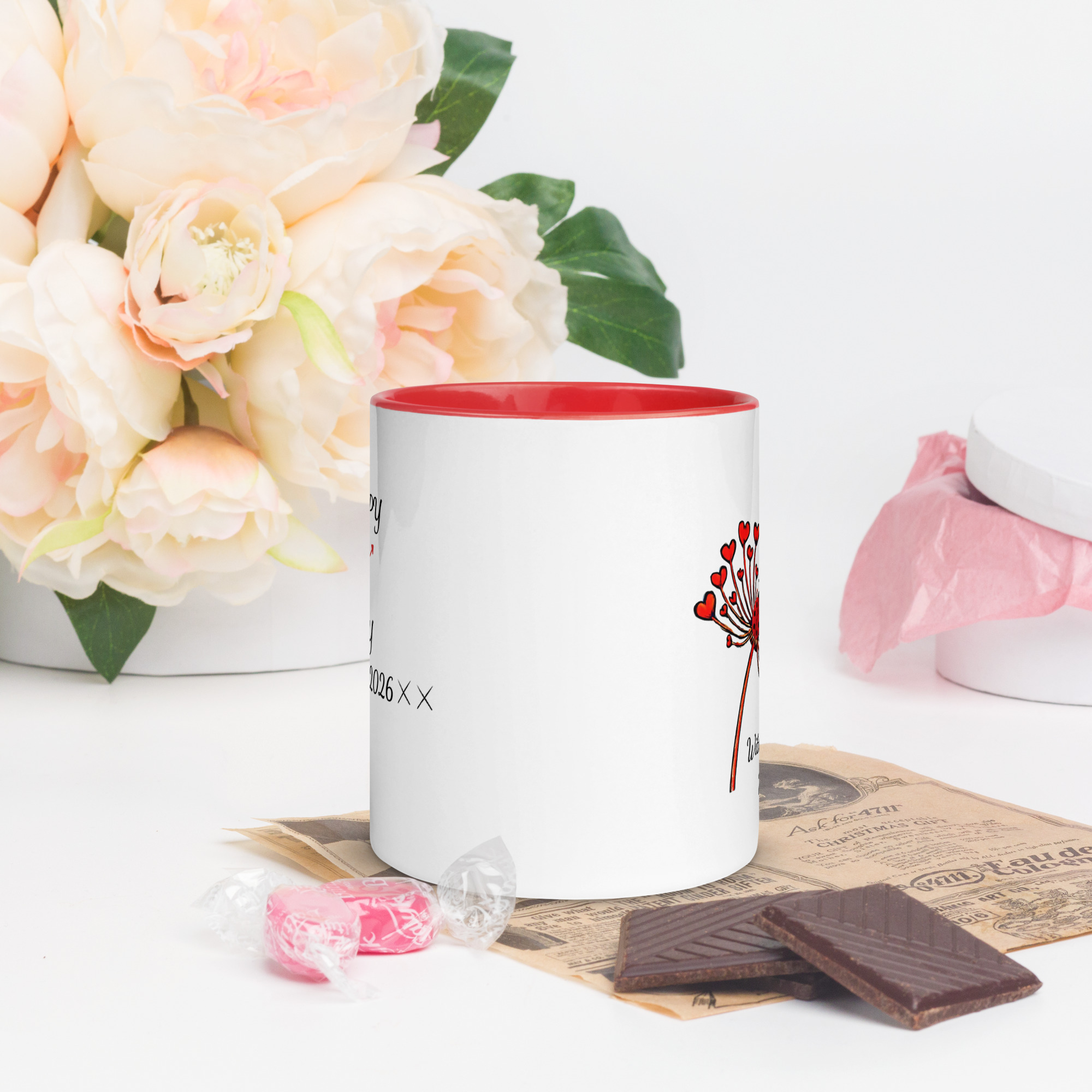 Valentine's Day Mug With Two Romantic Messages