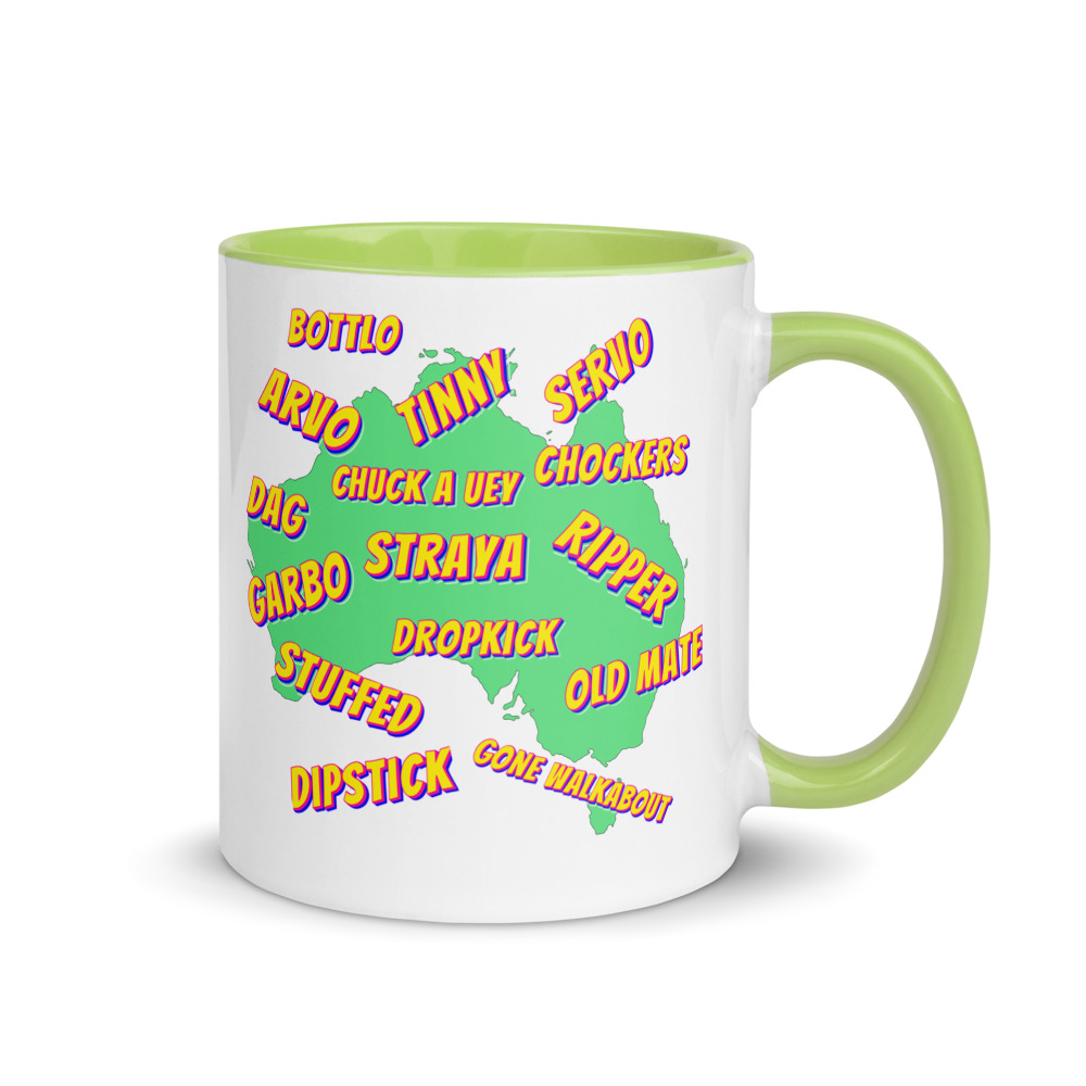 Australian Slang Coffee Mug Fun Aussie Gift  Australia Day