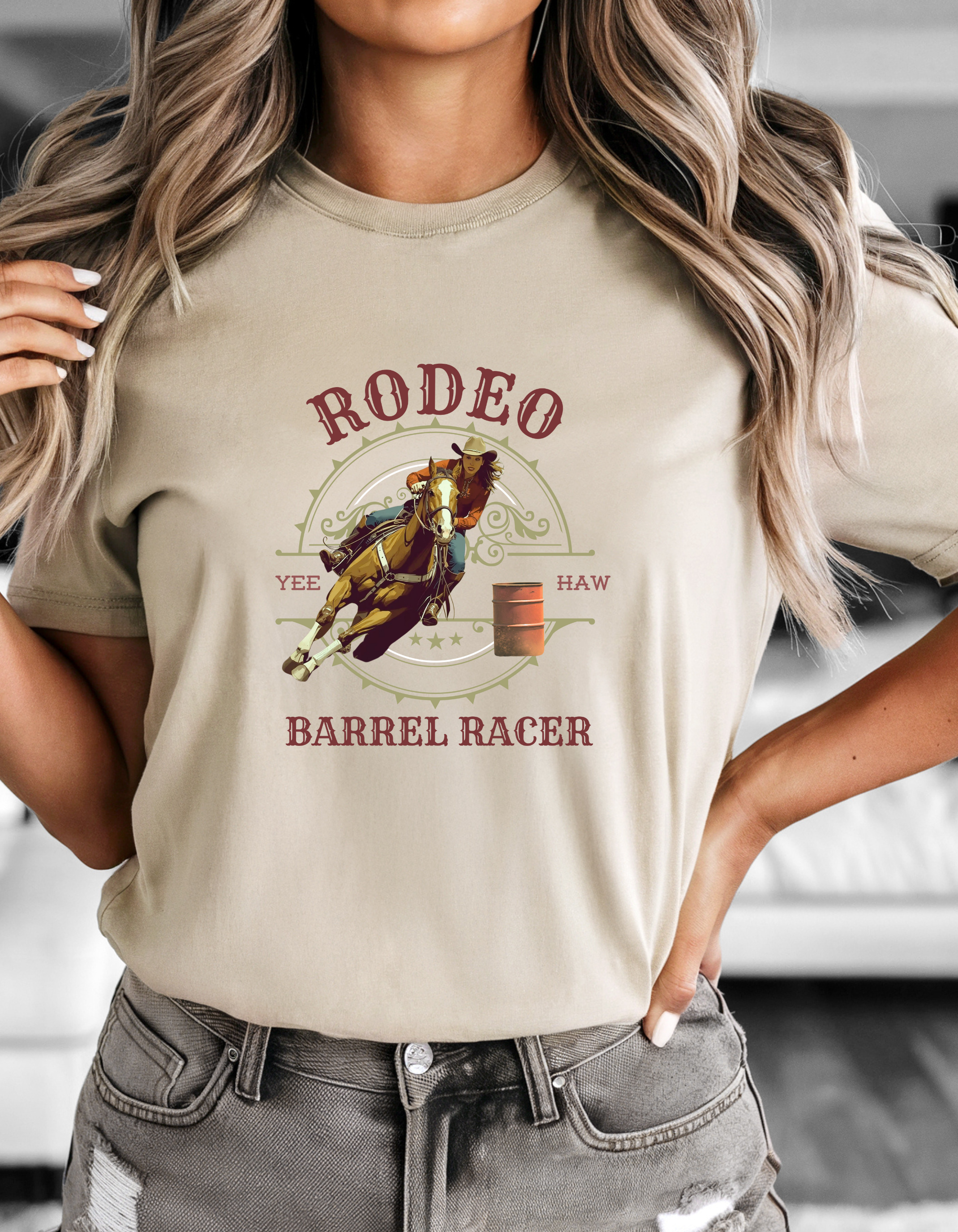 Rodeo Barrel Racer T-shirt