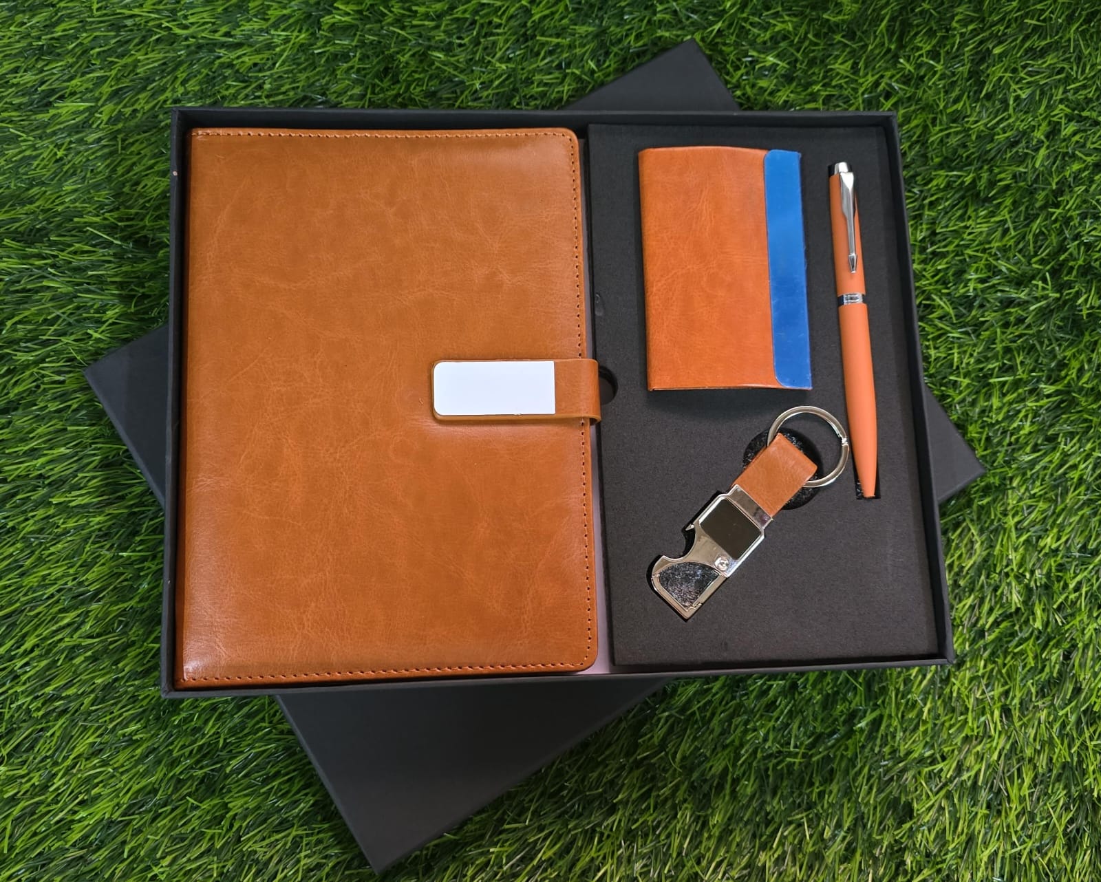 Premium Leather Office Gift Set 4 in 1 combo Set