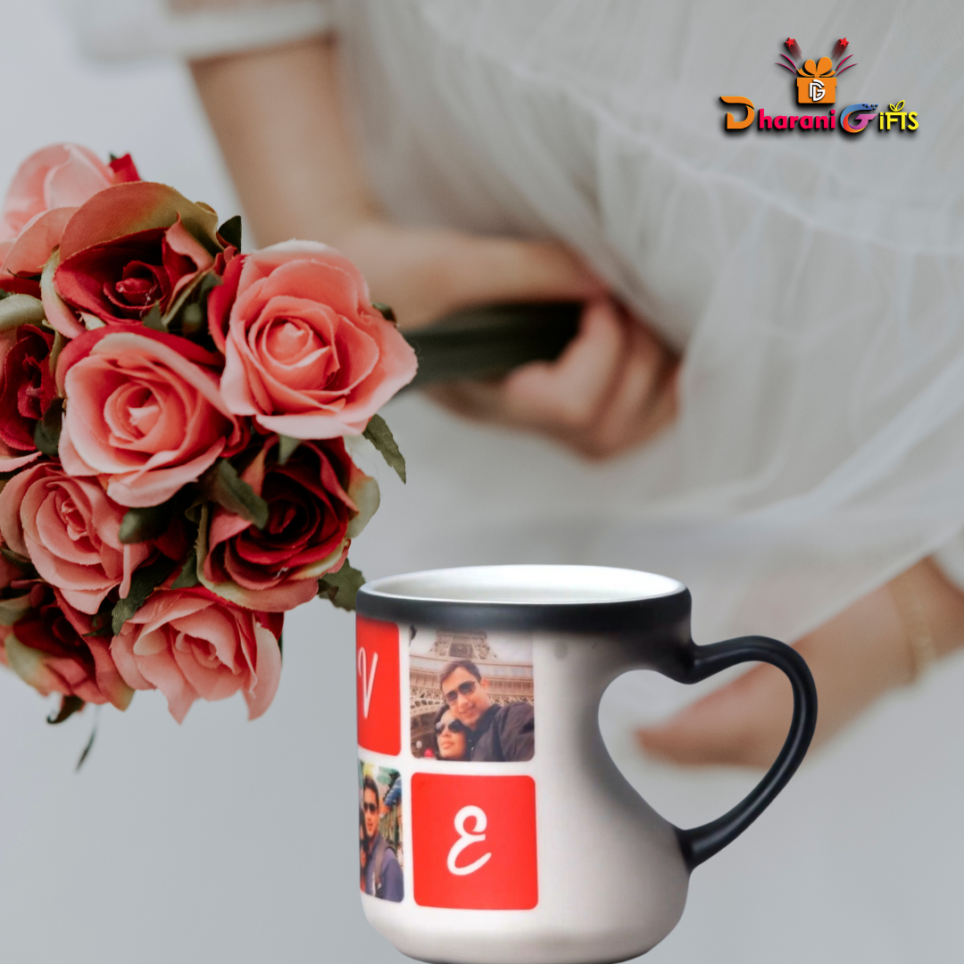 Personalized Heart Handle Mug