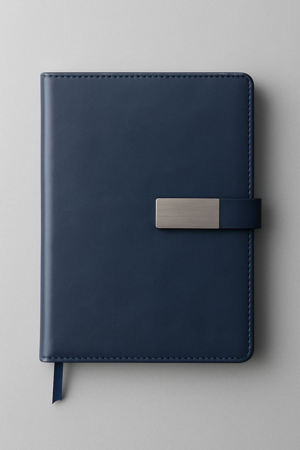 Leather Notebook with name or logo print on strip