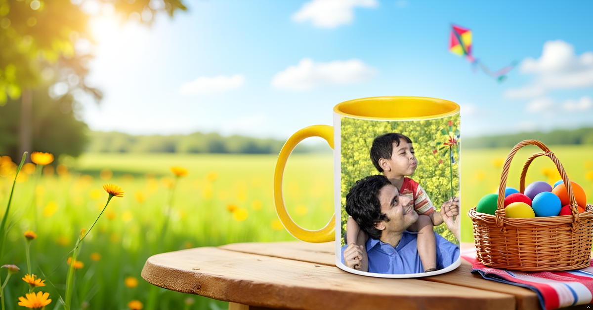 Inner Colour Custom Photo Mug
