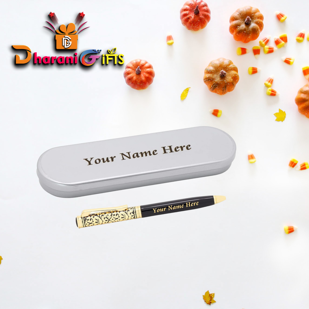 Personalized Engraved Pen Set, With Metal box