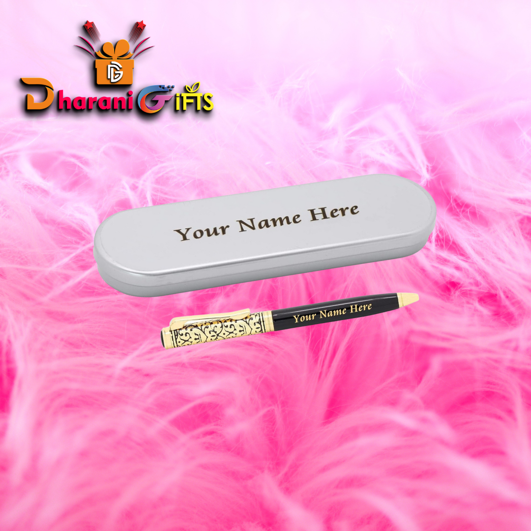 Personalized Engraved Pen Set, With Metal box
