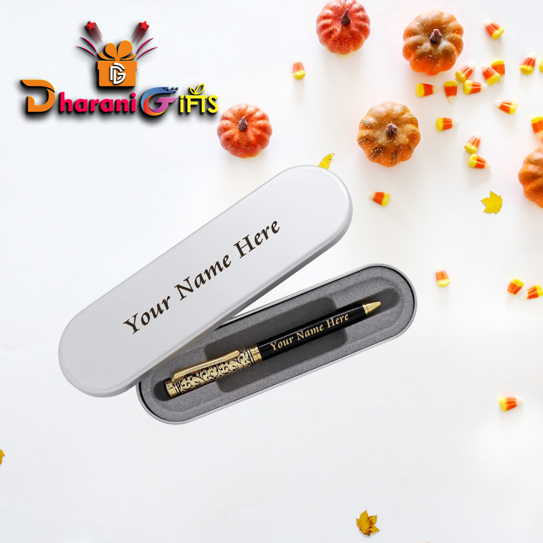 Personalized Engraved Pen Set, With Metal box