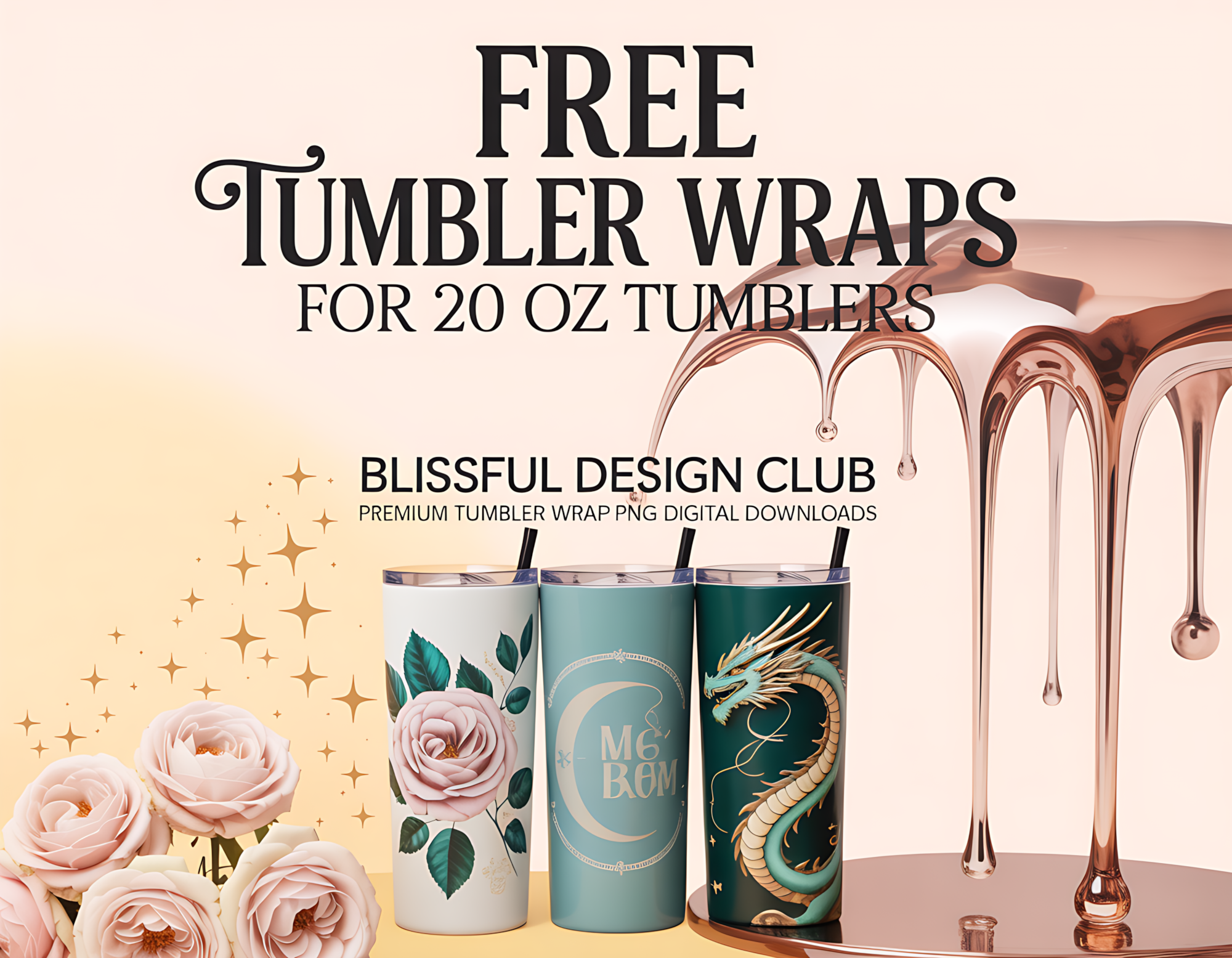 5 Free Tumbler Wraps 20oz PNG: Premium Digital Designs for Creators