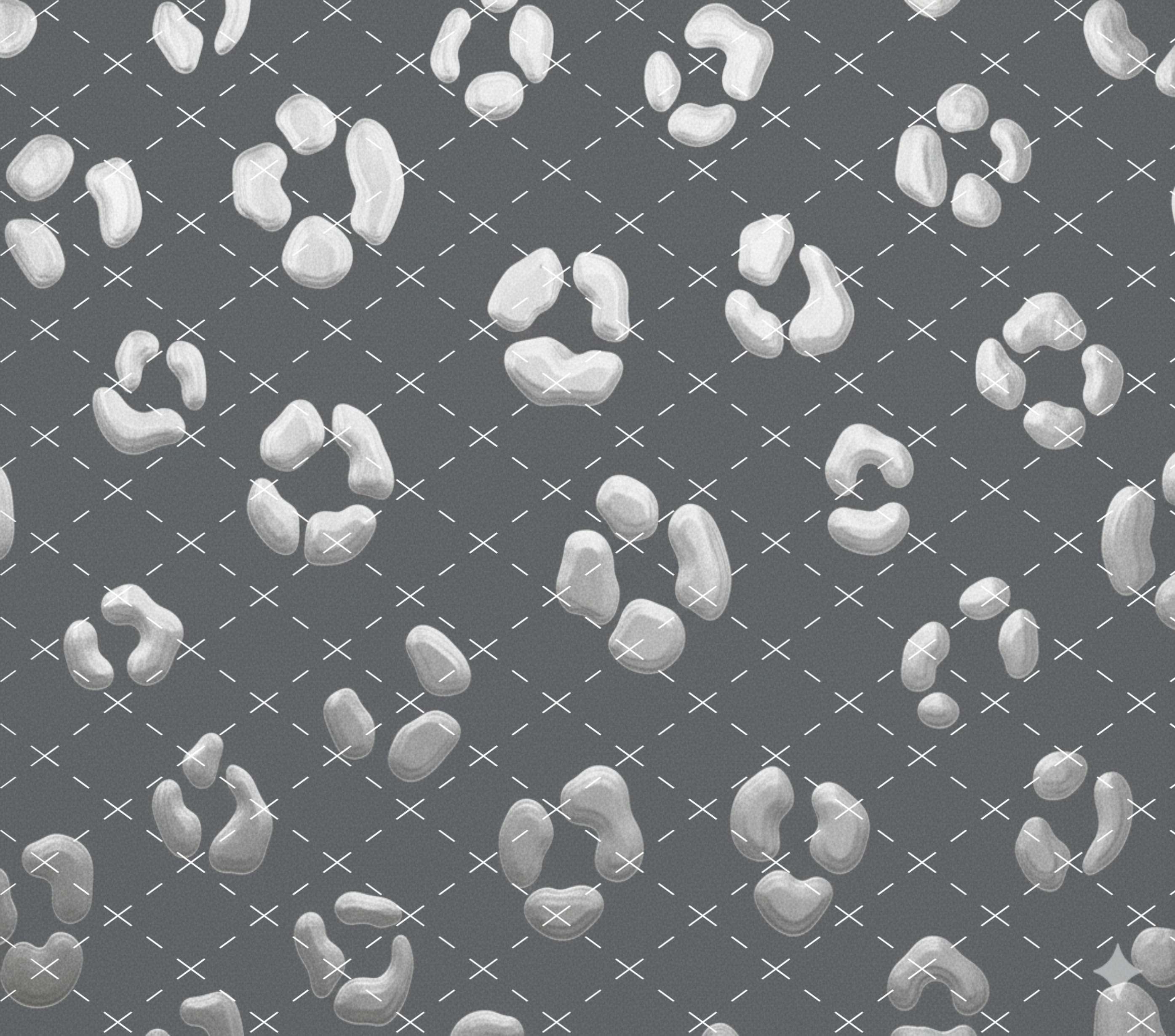 Metallic Gray Leopard Tumbler Wrap 20oz PNG: Modern Chic Animal Print Design