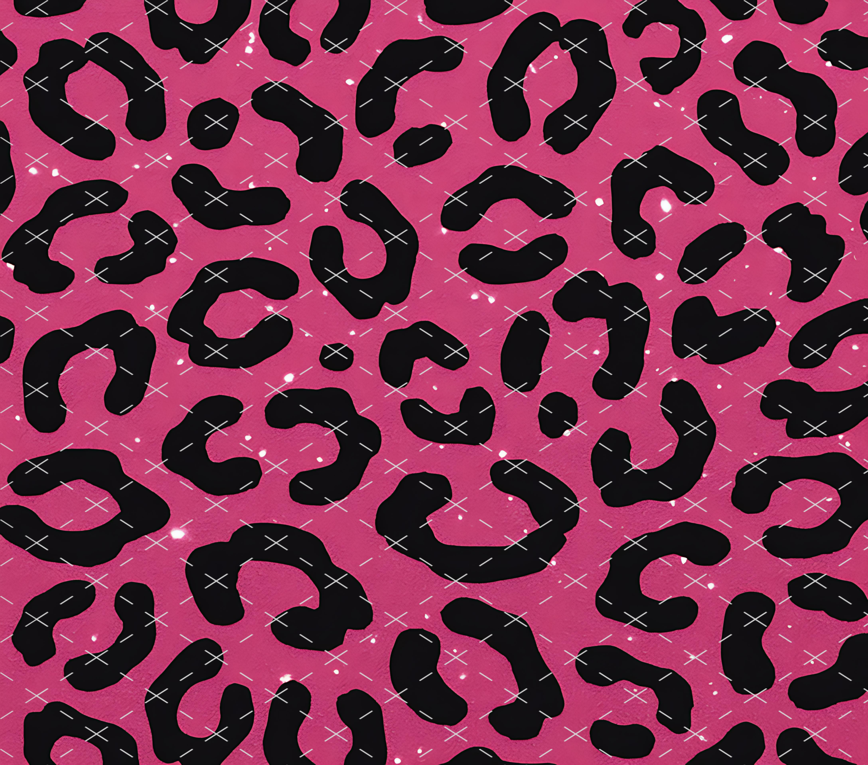Pink Glam Leopard Print Design tumbler wrap 20oz PNG