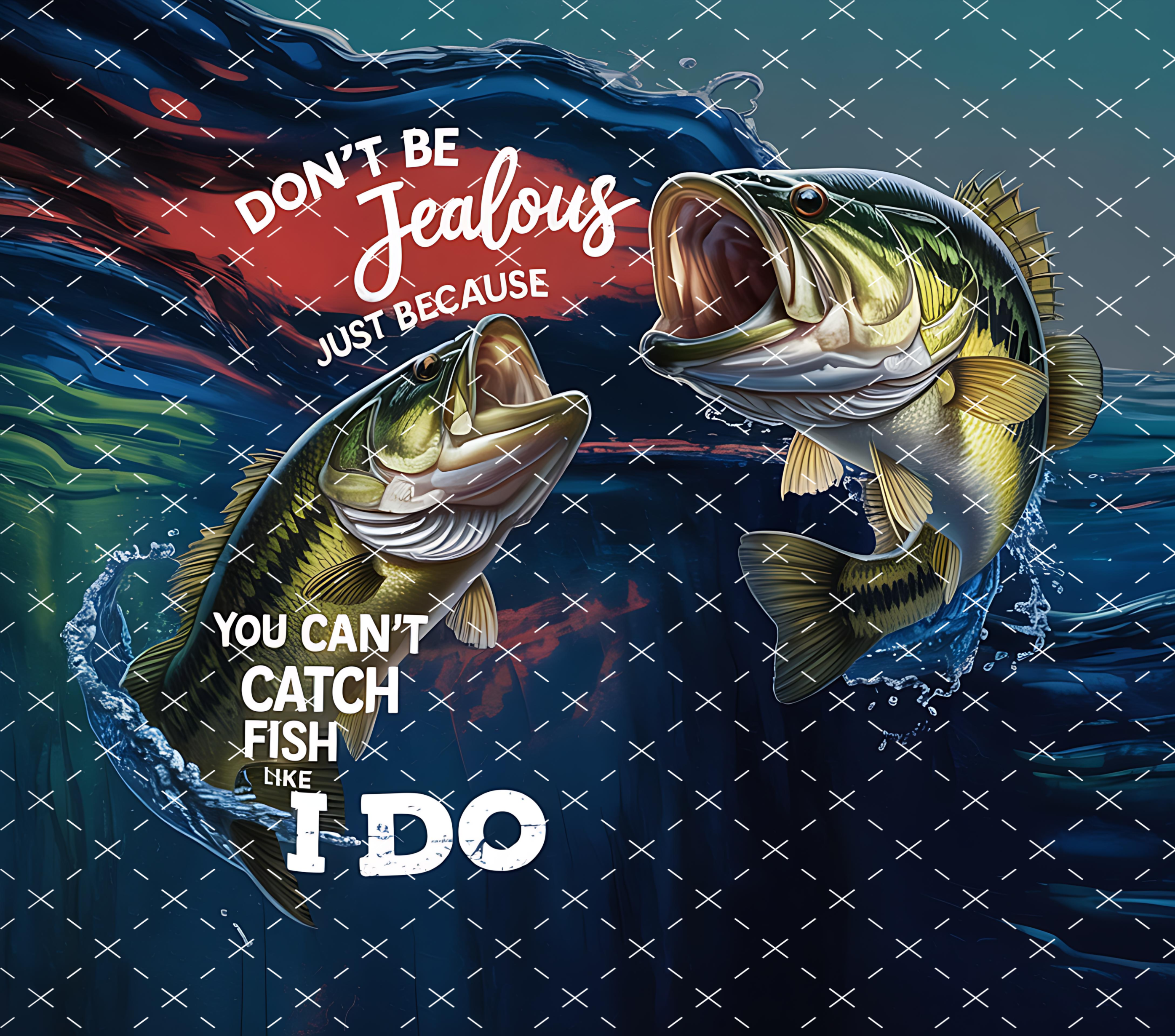 Funny Bass Fishing Tumbler Wrap 20oz PNG