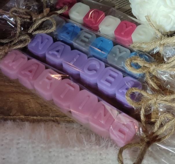 Fondants de cire parfumés personnalisés