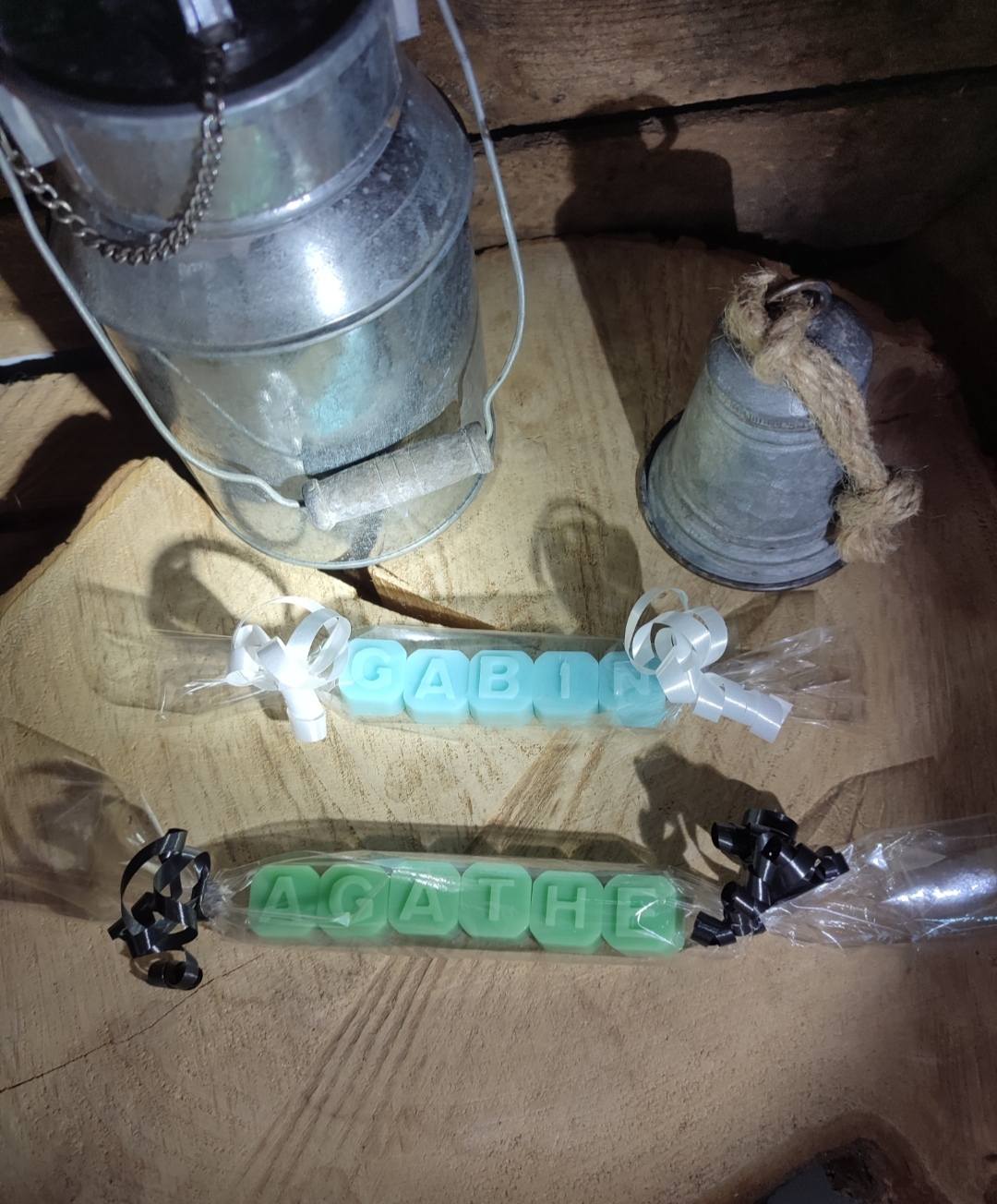 Fondants de cire parfumés personnalisés 