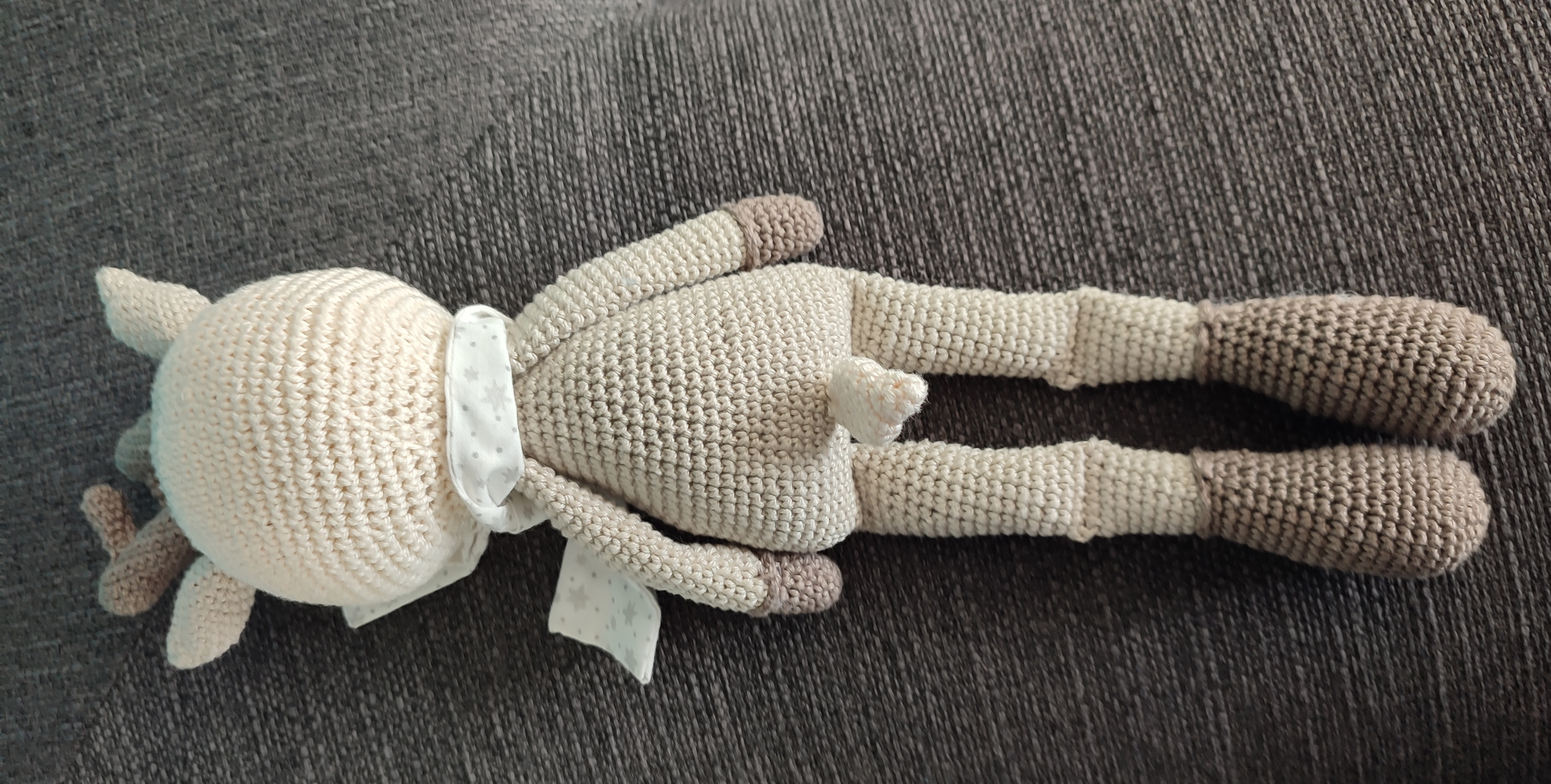 Peluche crochet renne