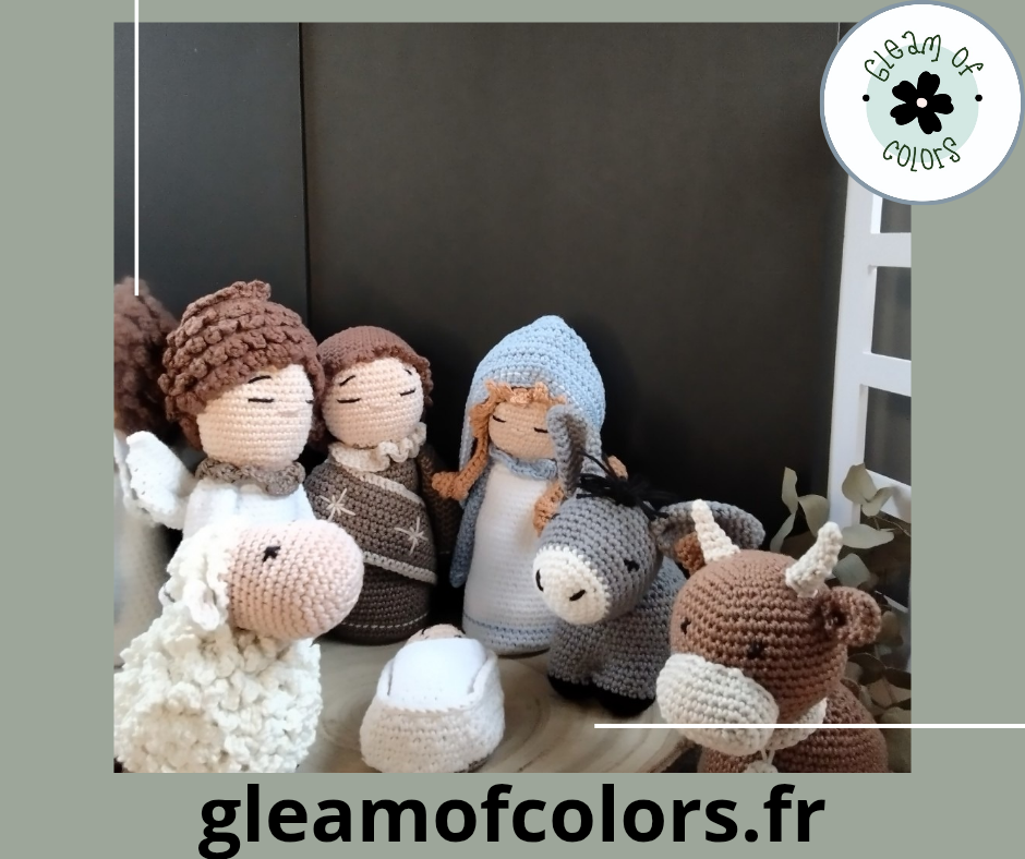 Tutoriel Crèche de Noël en crochet