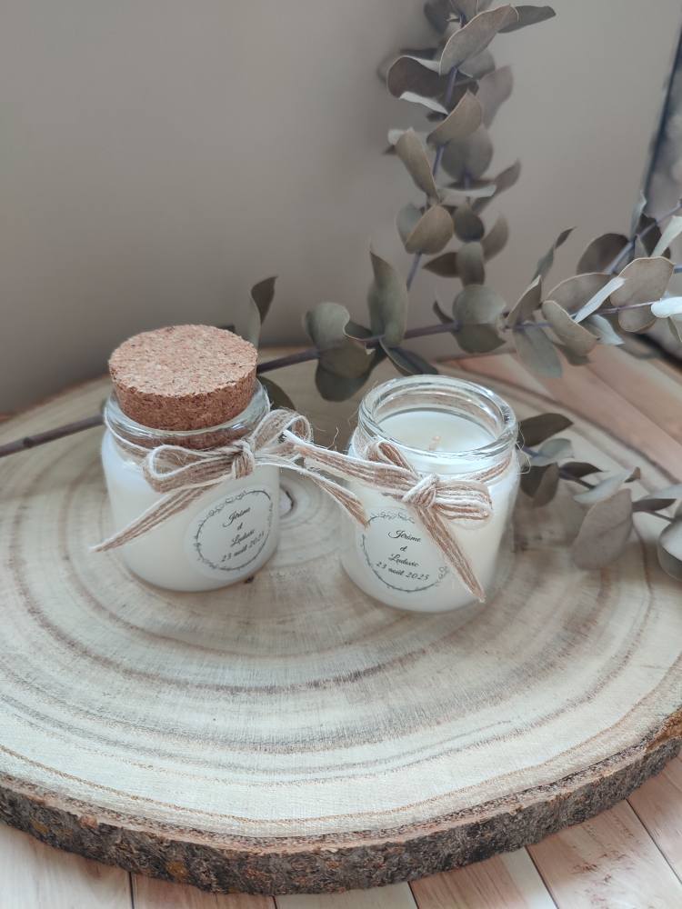 Mini-Bougies Parfumées Artisanales – L'Éclat de Votre Événement