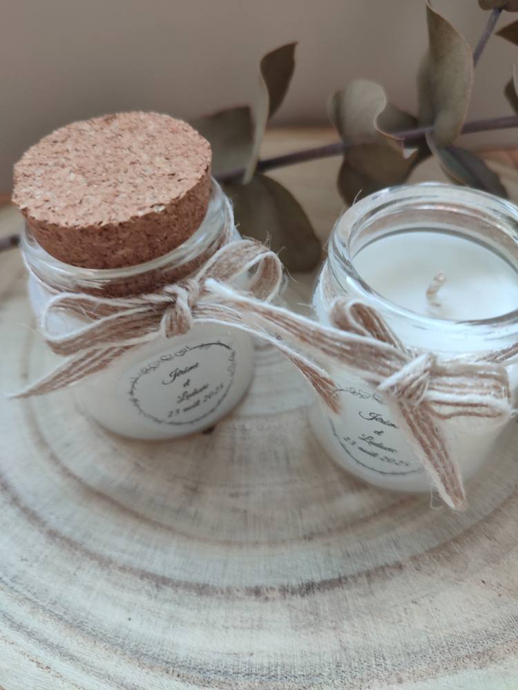 Mini-Bougies Parfumées Artisanales – L'Éclat de Votre Événement