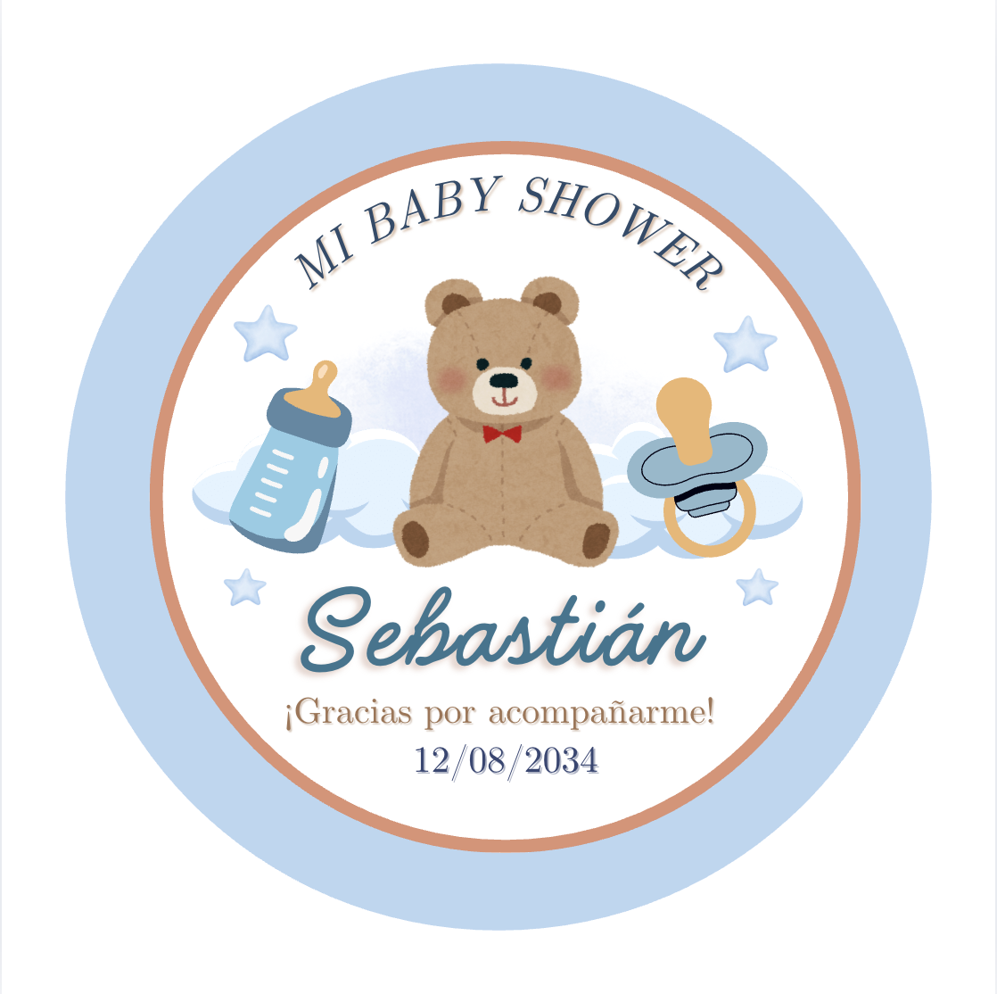 Sticker Circular Personalizado