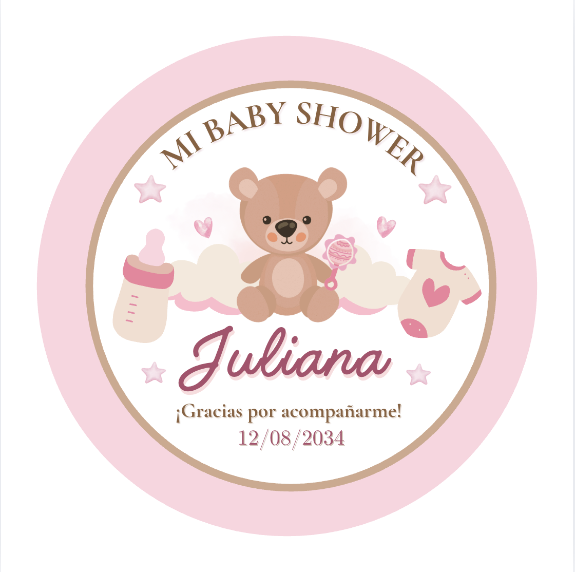 Sticker Circular Personalizado