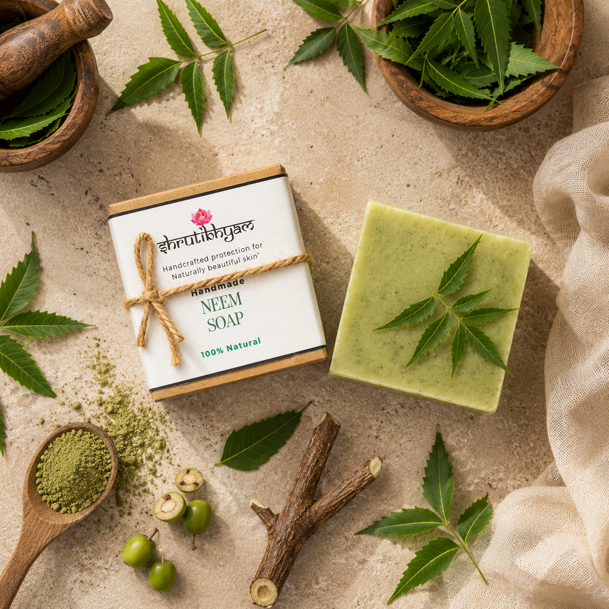 Shrutibhyam Neem Handmade Soap