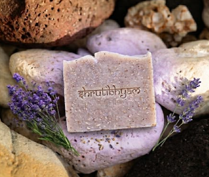 Shrutibhyam Lavender Handmade Soap 