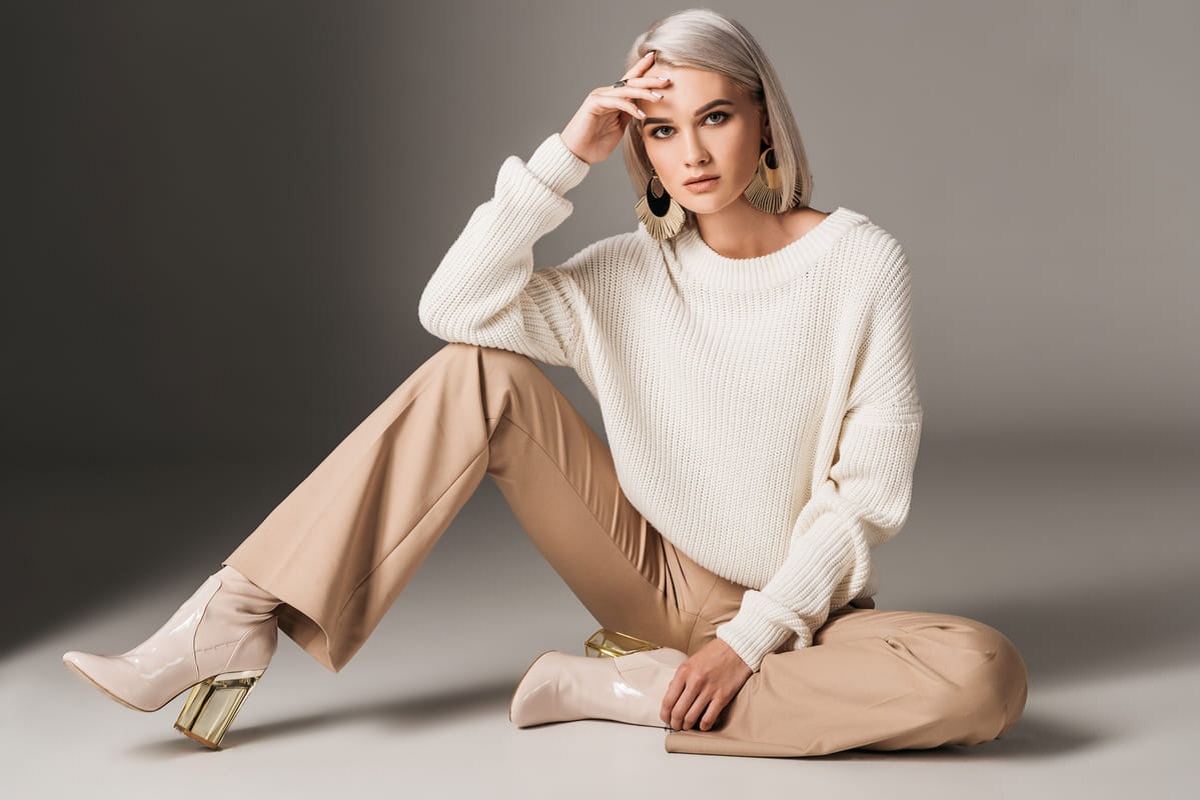 Beige Knit Sweater