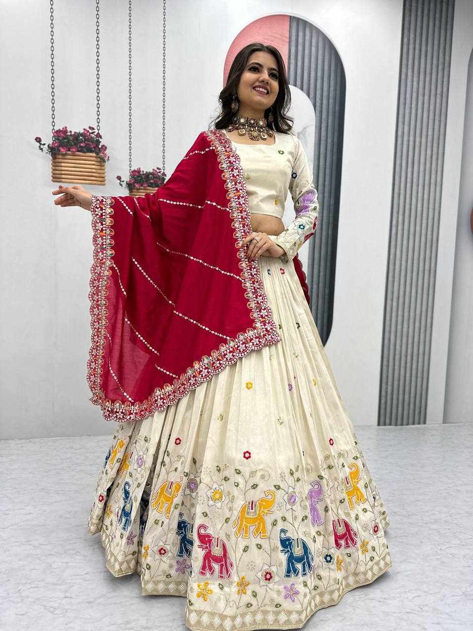 Embroidered Lehenga Choli Set