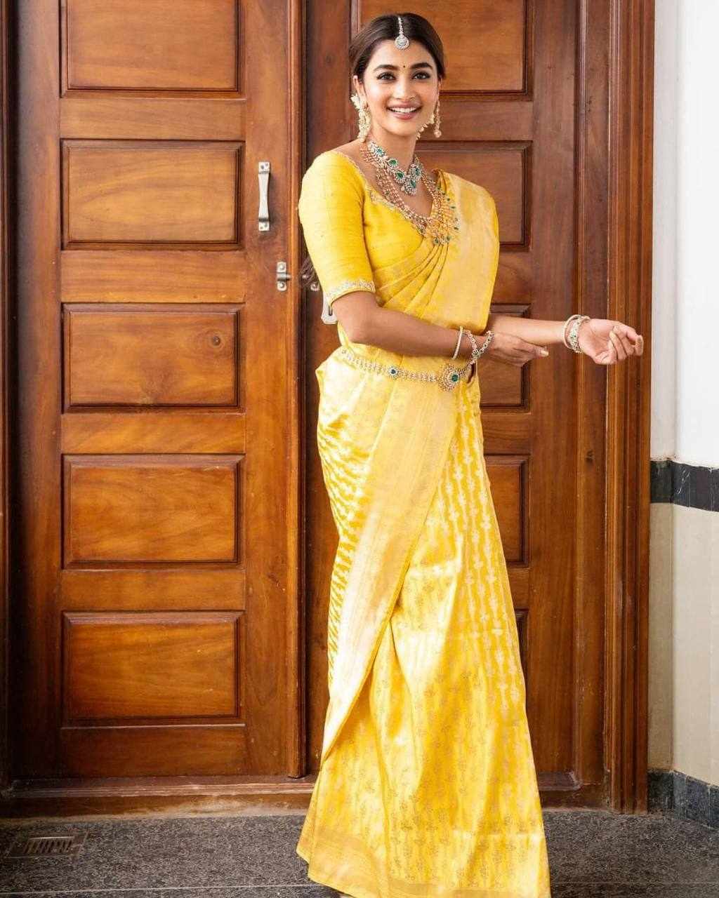 Traditional Yellow Saree