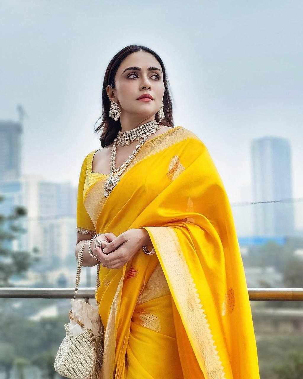 Yellow Designer Saree
