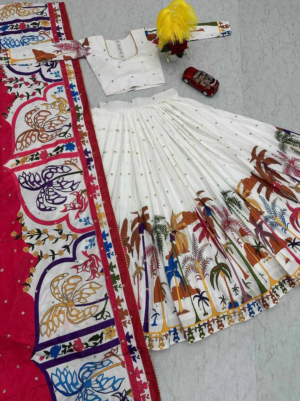 Hand-painted Lehenga Set