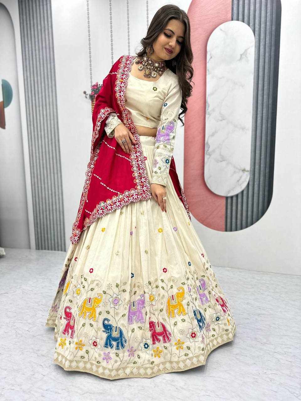 Embroidered Lehenga Choli Set