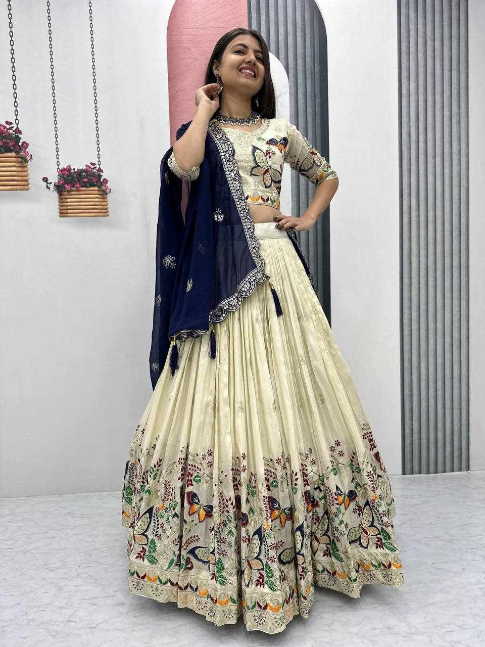 Elegant Embroidered Lehenga Choli Set