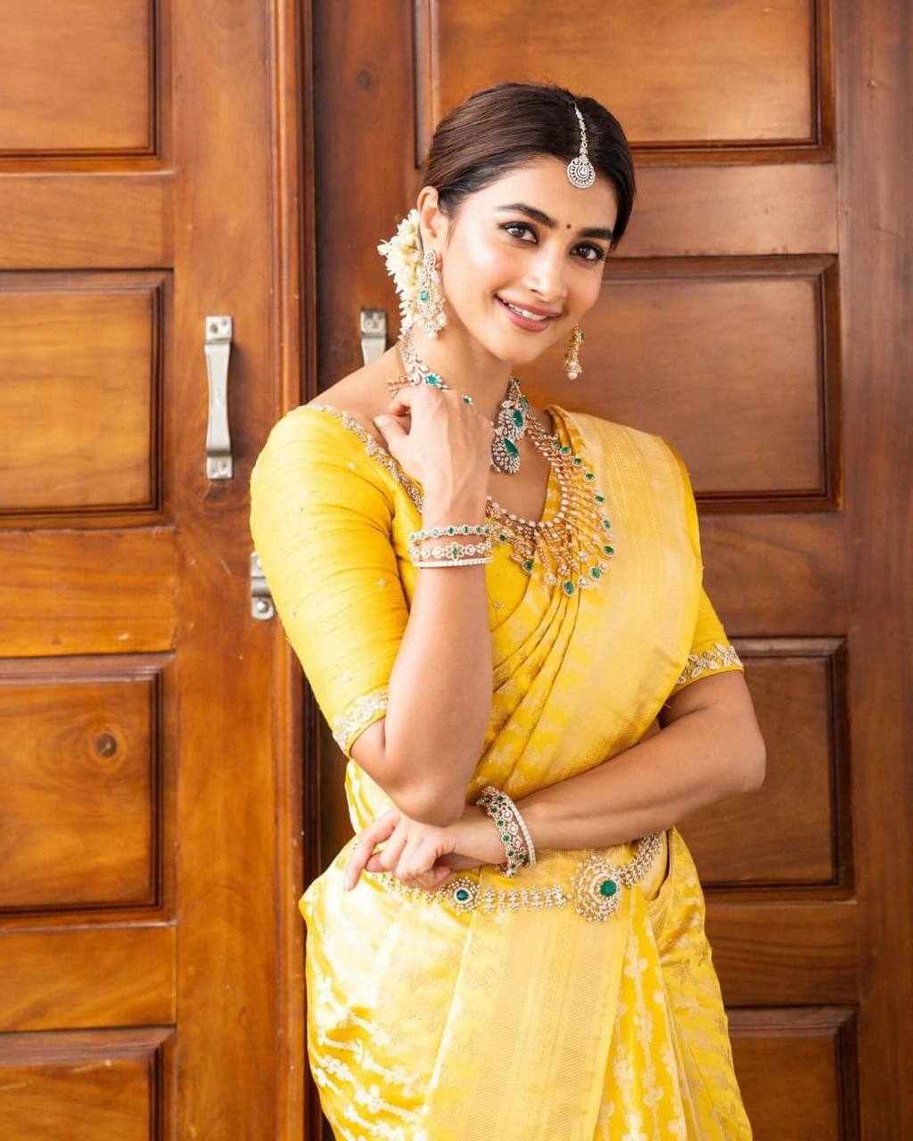 Traditional Yellow Saree
