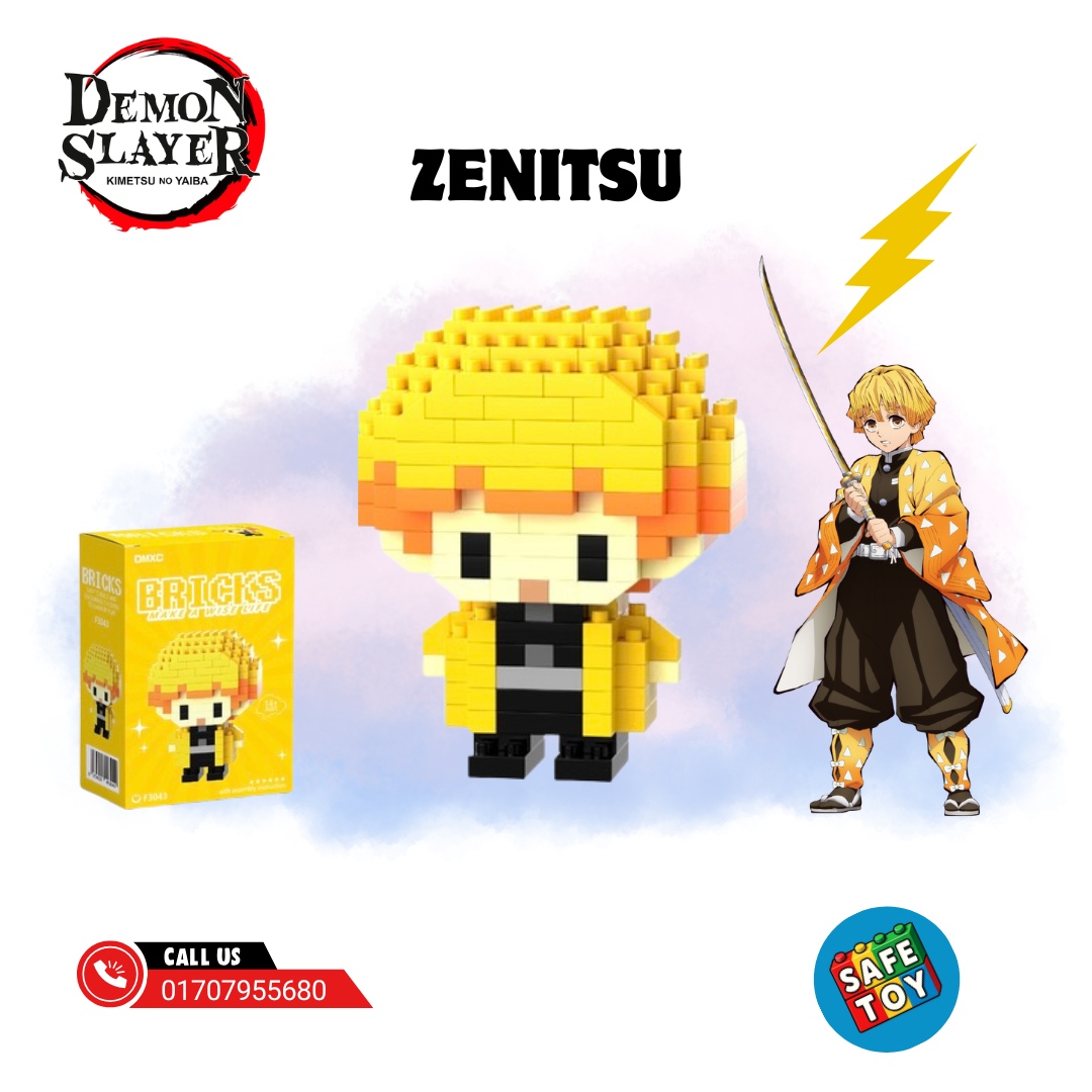Zenitsu Building Block Figure