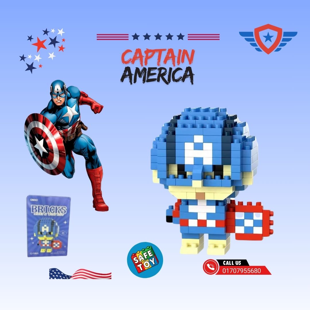 Captain America Mini Building Blocks