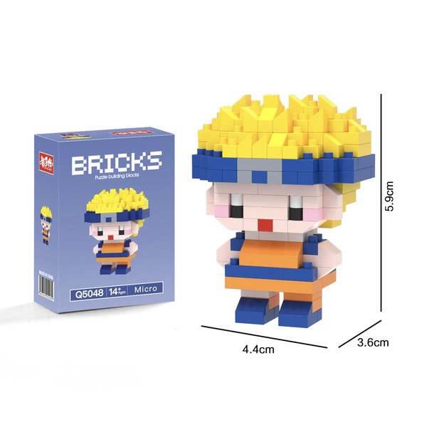 Anime Character Micro Building Block Set