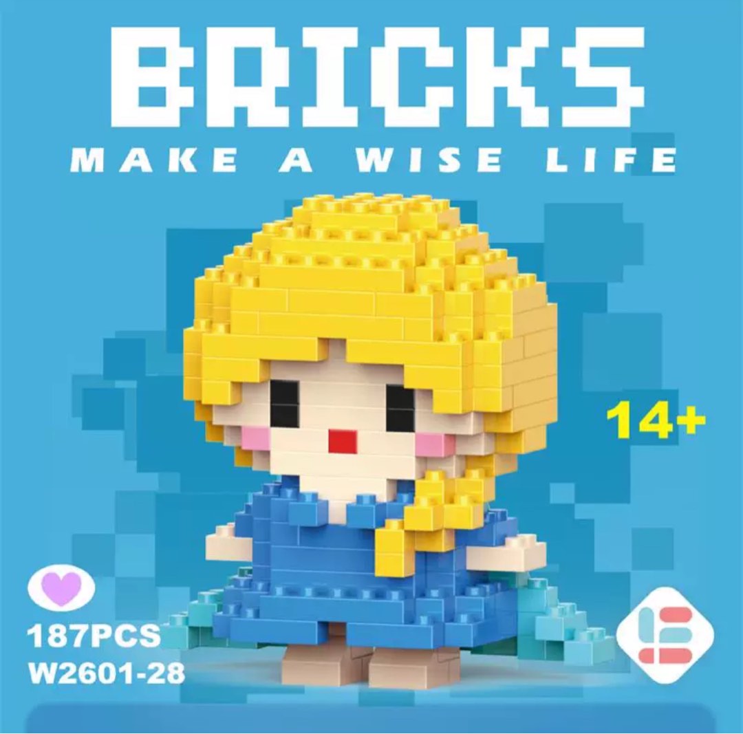Mini Building Blocks Girl Set