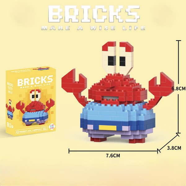 Mr. Krabs Building Blocks