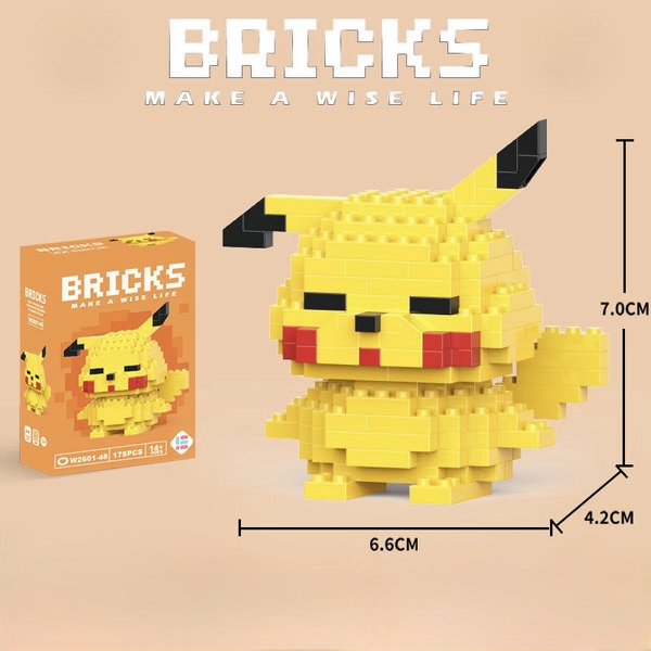 Pikachu Building Blocks