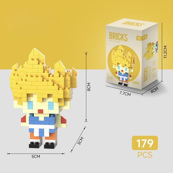 Super Saiyan Mini Building Blocks Set