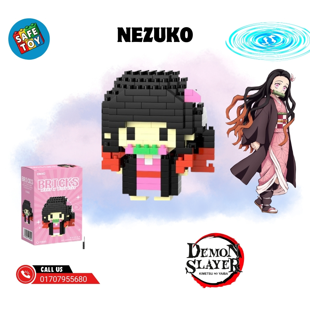 Nezuko Building Bricks Toy