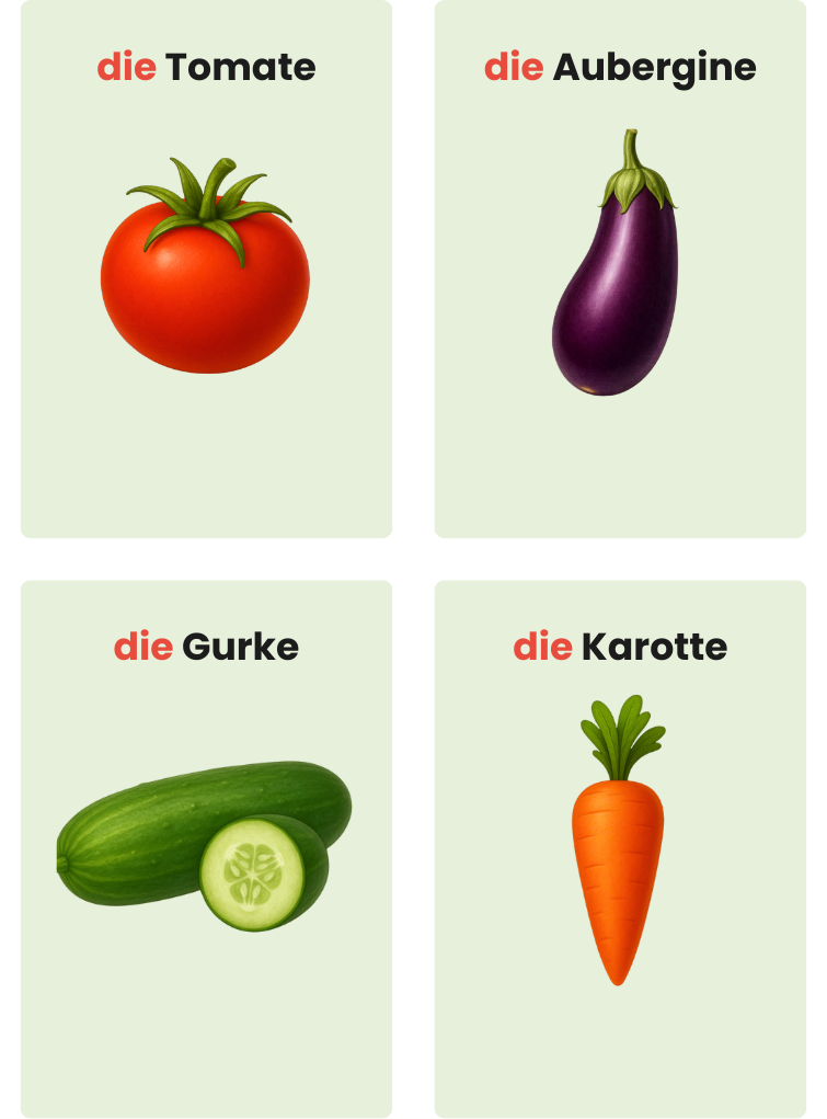 Gemüse – Digitale PDF-Version (Deutsch)