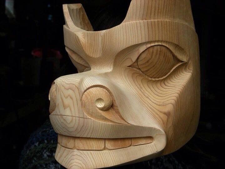 Handcrafted Wooden Animal Mask