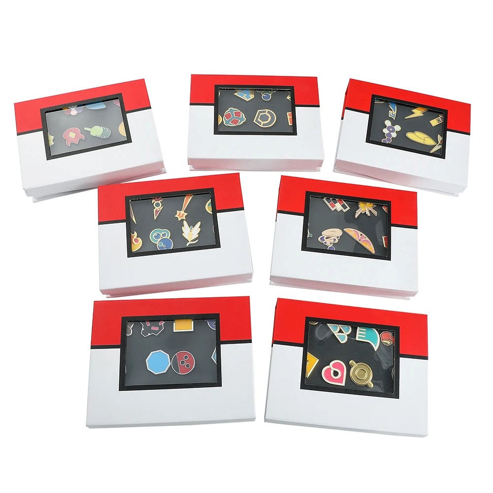 Gym badges: Kanto, Johto, Hoenn, Sinnoh, Unova & Kalos