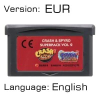 Crash Nitro Kart (GBA) + Spyro: Season of Flame (Crash & Spyro Superpack Vol 2)