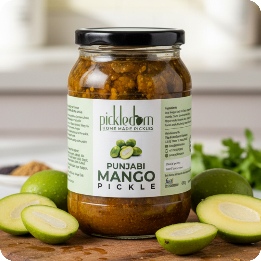 Punjabi Mango Pickle (with Guthli)